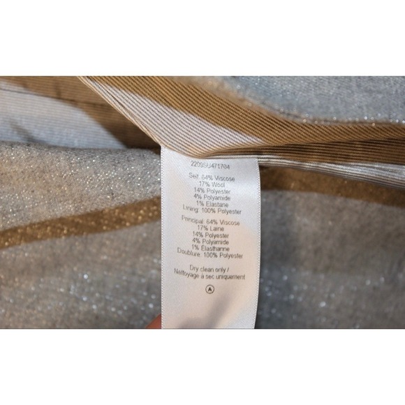 VERONICA BEARD Dickey Jacket ORIA Silver Grey‎ Wool Women Blazer Jacket Size 2 - Picture 14 of 14